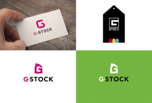 Логотип и фирменный стиль для компании "G-STOCK"